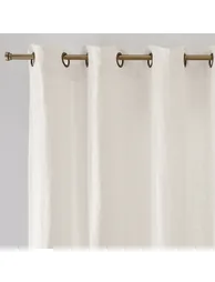 Elba Linen Curtain with Eyelets - 4