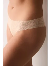 PENTI No-Show Lacer Cut Lacy Dream Lace Briefs