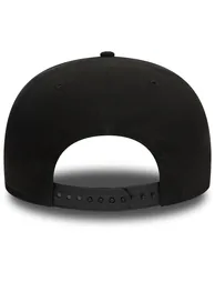 New Era Mens 9FIFTY LA Lakers Snapback Hat Adjustable Baseball Cap - Black - 2