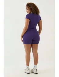 DSGN Studio Ultra Sculpt Pocket Detail Cycling Short - purple - 1