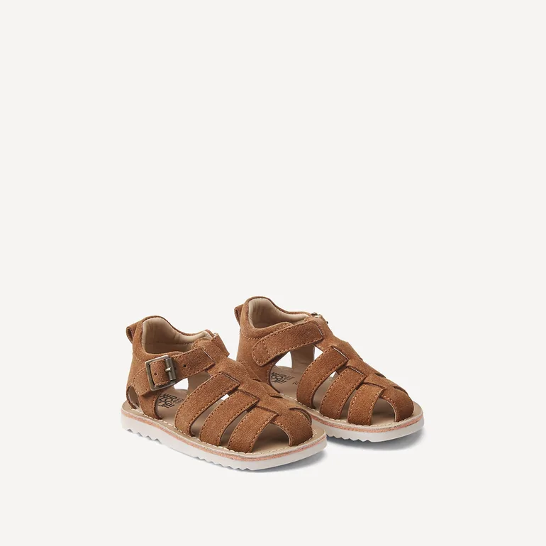 Kids Leather Closed Sandals