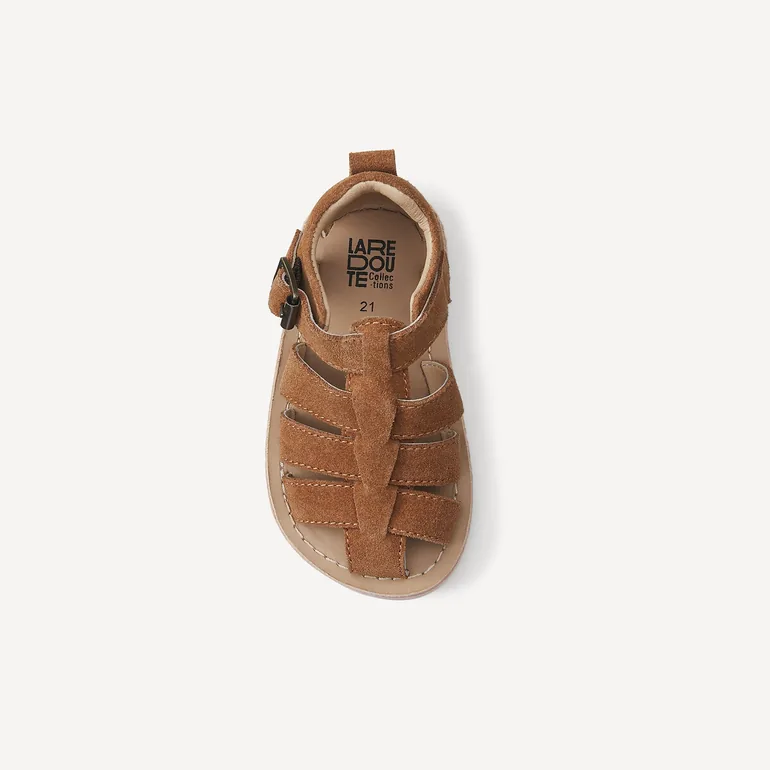 Kids Leather Closed Sandals - 1