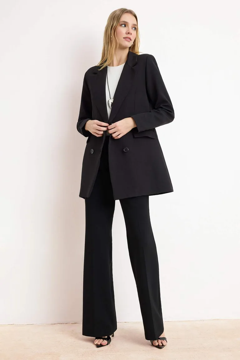 Jacket - Black - Regular fit