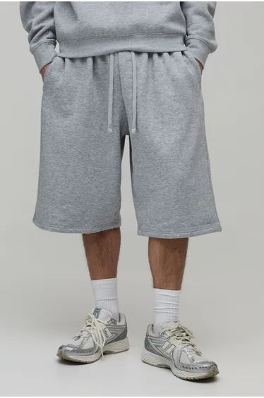 Essential Jersey Jort - grey marl