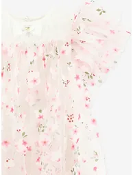 Angels Face Girls Marlowe Petal Tulle Dress in White - 3