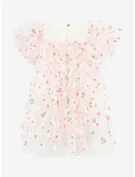 Angels Face Girls Marlowe Petal Tulle Dress in White - 2