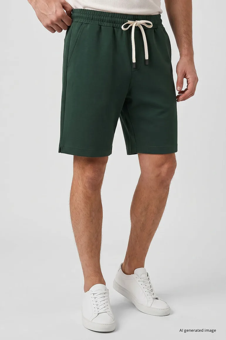 TOMMY Men's Polyester-Elastane Shorts - 3