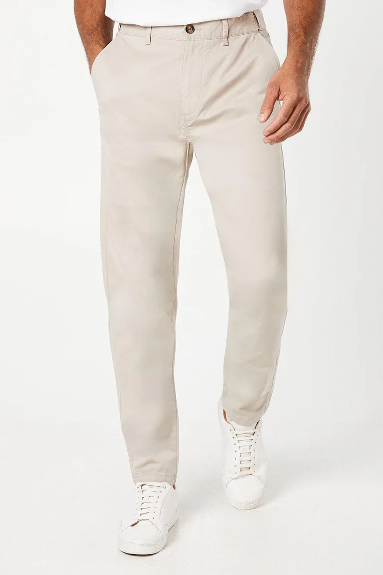Premium Slim Fit Chino Trouser - natural - 1