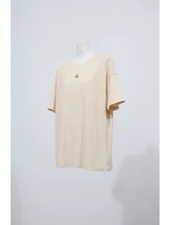 Geometric Embroidered 100% Cotton Tee - 8
