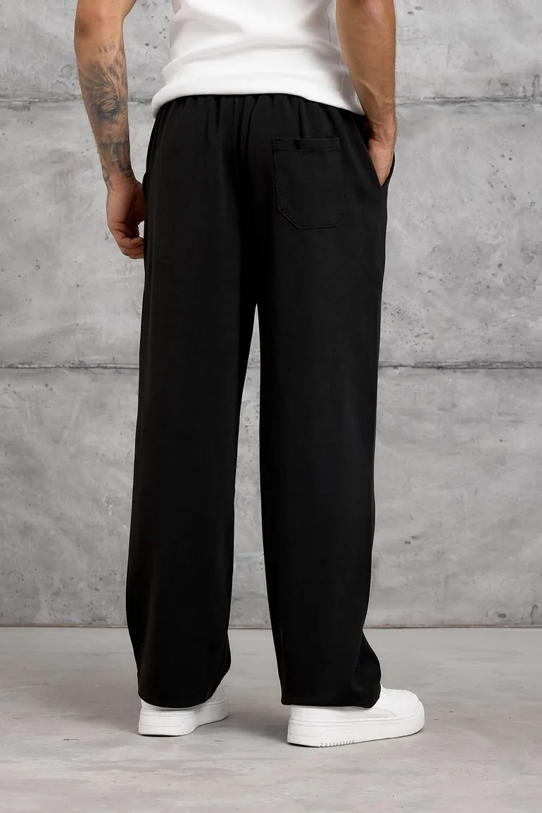 NOMARC Printed Wide-Leg Drawstring Sweatpants - 3
