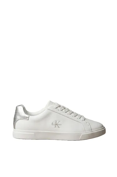 Low Profile Cupsole Lac Metal Branding Croc Bright White/Silver