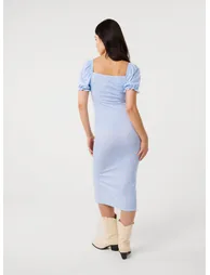 Front Split Floral Dress - 3