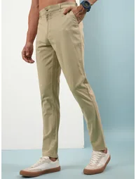 Mid Rise Regular Fit Chino Trousers - 3