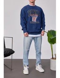 NOMARC Printed Crew Neck Sweatshirt - 3