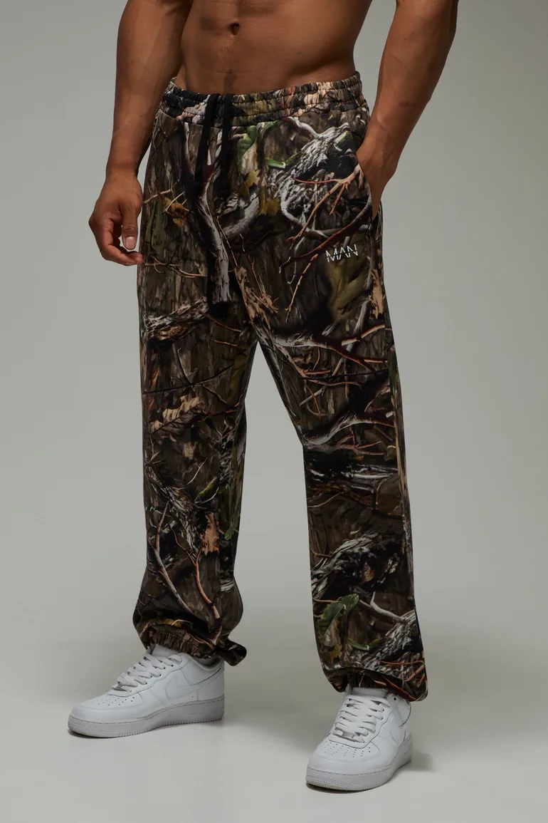 Man Active Camo Oversized Jogger - camo - 1