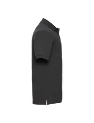 Russell Mens Classic Cotton Pique Polo Shirt - Black - 2