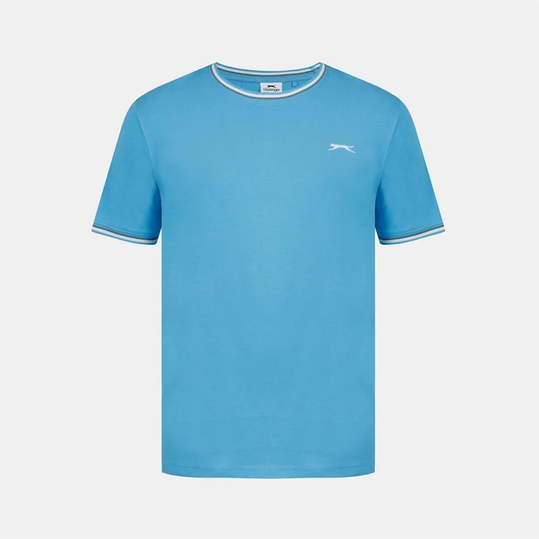 Slazenger Mens Cotton T-Shirt - Bright Blue
