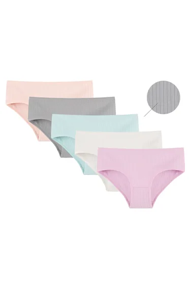 5-Pack Donella Girls' Panties - Cotton