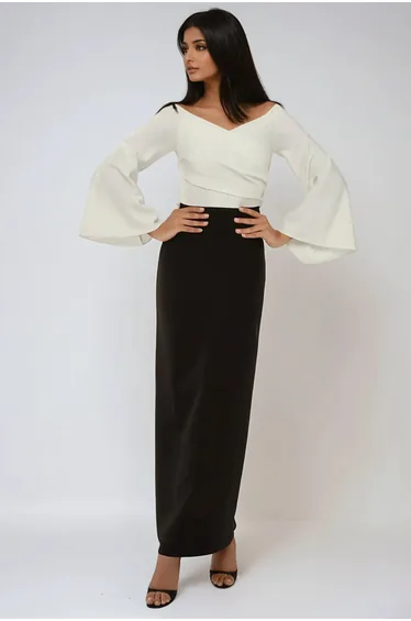 Elegant Exclusive Tailored Maxi Dress