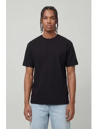 Oversized Monte Carlo Palm Print T-Shirt - black