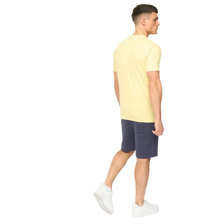 Crosshatch Mens Kensby T-Shirt - Yellow - 2
