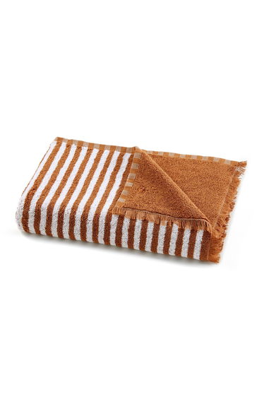 Arzon Striped 100% Cotton Terry Towel