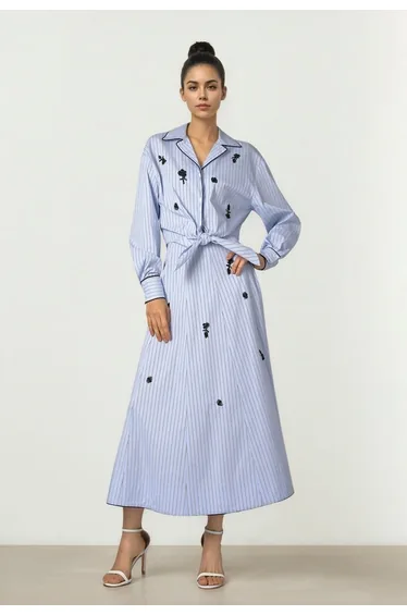 Striped Poplin Shirt