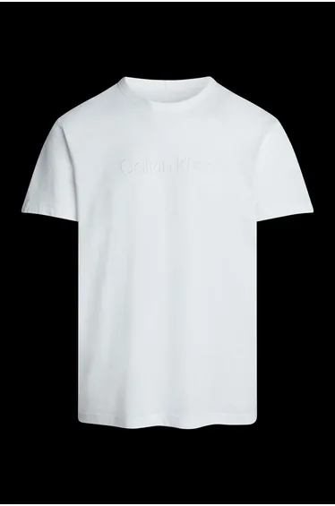 100% Cotton S/S Crew Neck White