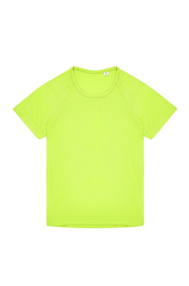 B&C Childrens/Kids #Active T-Shirt - Ultra Yellow
