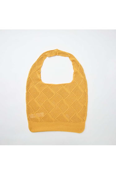 Mesh shoulder bag YELLOW