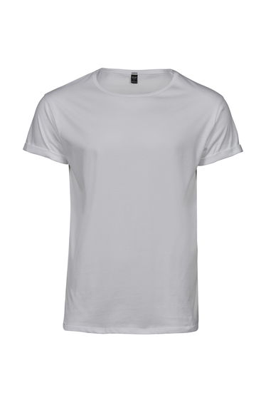Tee Jays Mens Roll-Up T-Shirt - White