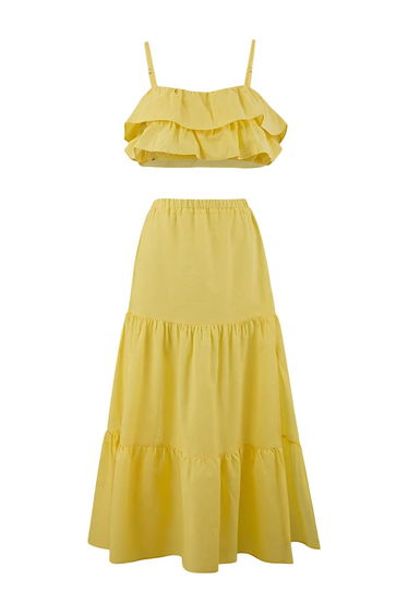 Yellow Plain Weave 100% Cotton