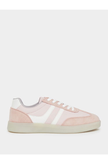 Women Pink Retro Style Sneakers