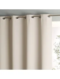 Voda Double-Sided Single Blackout Curtain with Eyelets - 2