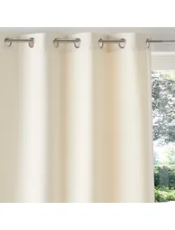 Voda Double-Sided Single Blackout Curtain with Eyelets - 3