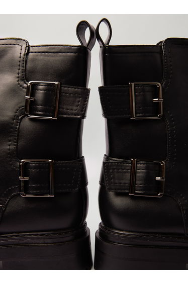 Chunky Double Buckle Boots product thumbnail 3