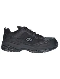 Skechers Mens Soft Stride Work Trainer - Black - 2