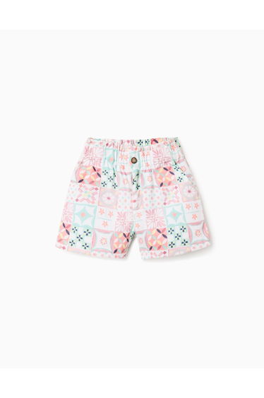 Ss Dress Aop Tiles, White