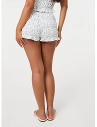 Ditsy Print Micro Shorts - 4