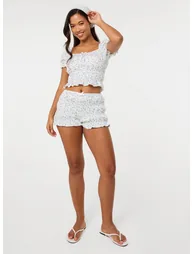 Ditsy Print Micro Shorts