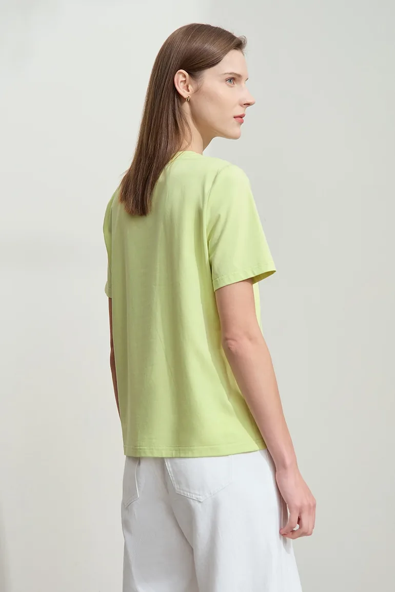 Geometric Decor Antibacterial T-shirt - 2