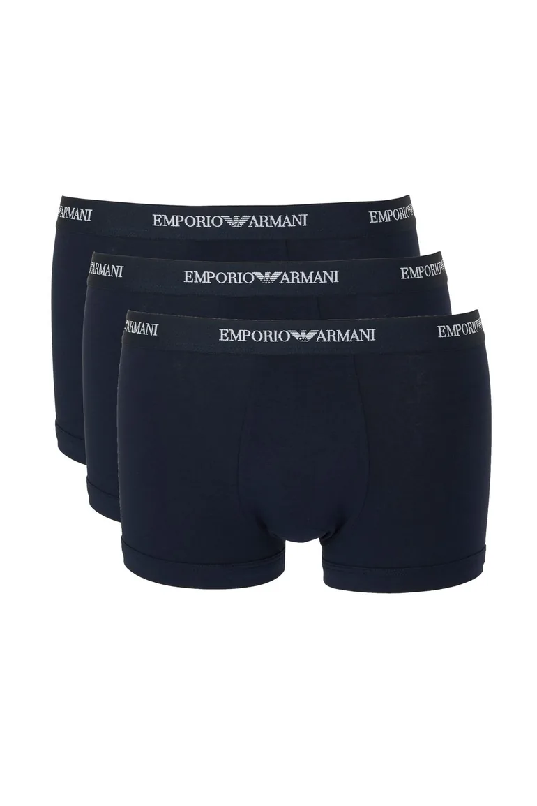 3 Pack Cotton Trunks Navy
