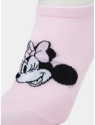 Girls Set of 3 - Minnie Mouse Ankle Socks - 2