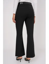 Belted Spanish Leg Trousers - 5