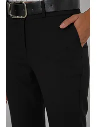 Belted Spanish Leg Trousers - 3