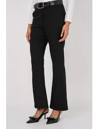 Belted Spanish Leg Trousers - 2