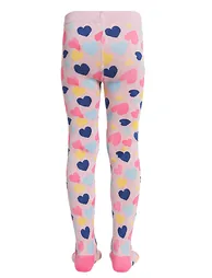 Colorful Heart Girls' Pantyhose - 3