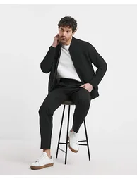 Premium Tailored Stretch Bomber Jacket
