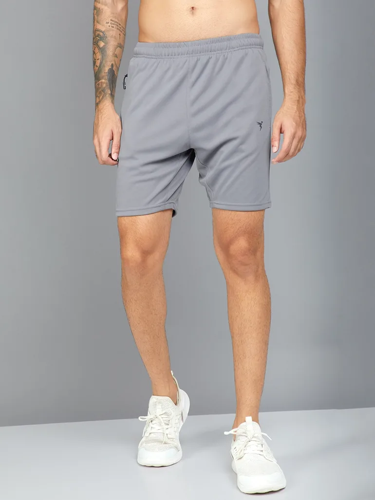 Mid Rise Stretch Regular Fit Shorts - 1
