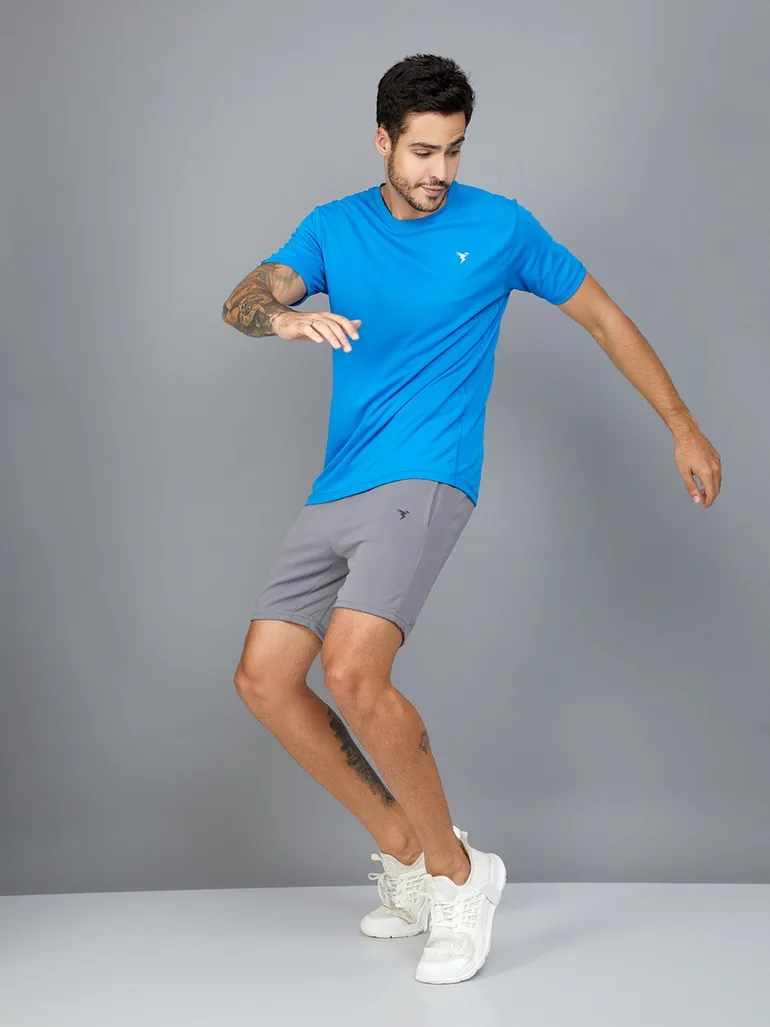 Mid Rise Stretch Regular Fit Shorts